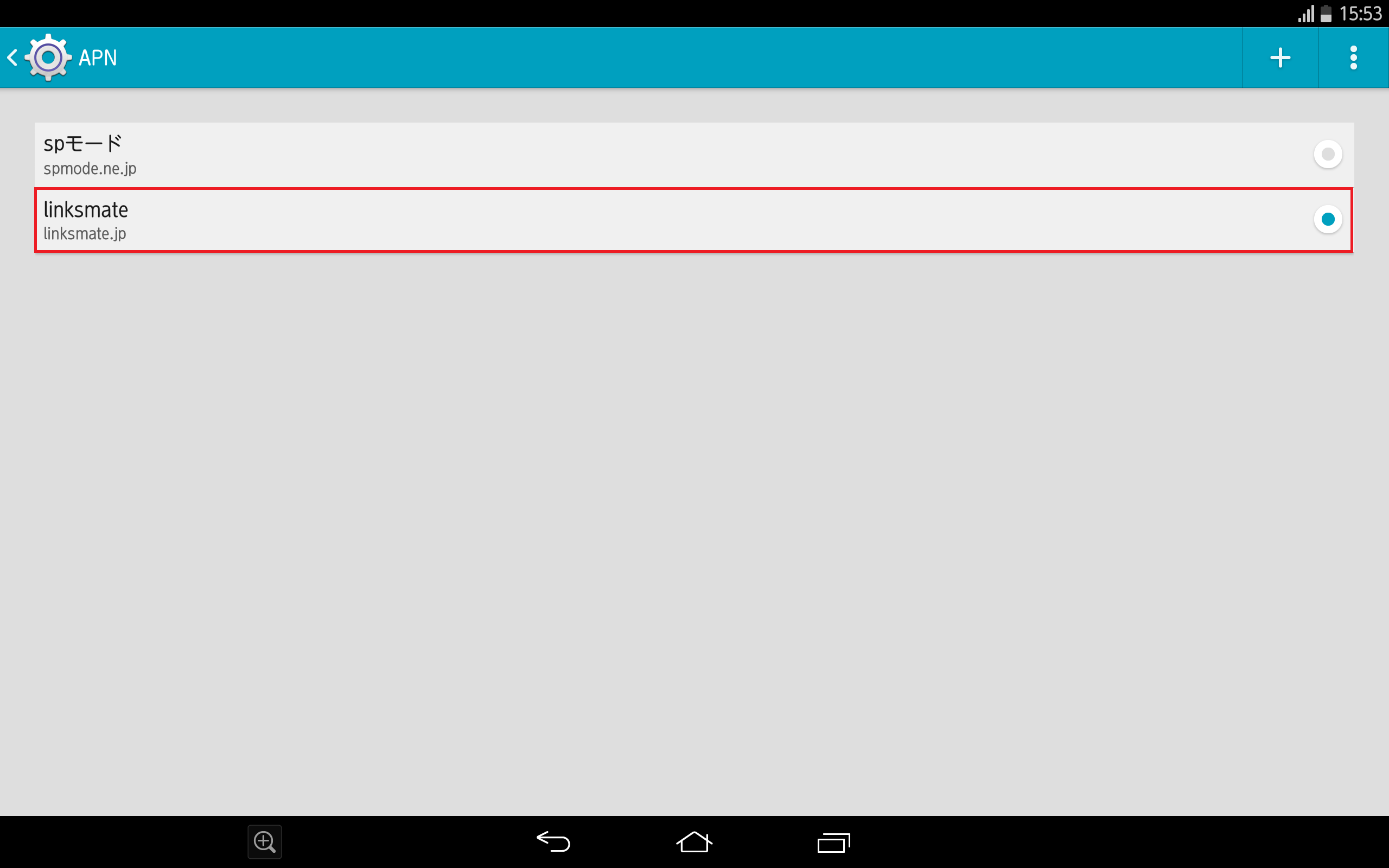 STEP19の設定画面