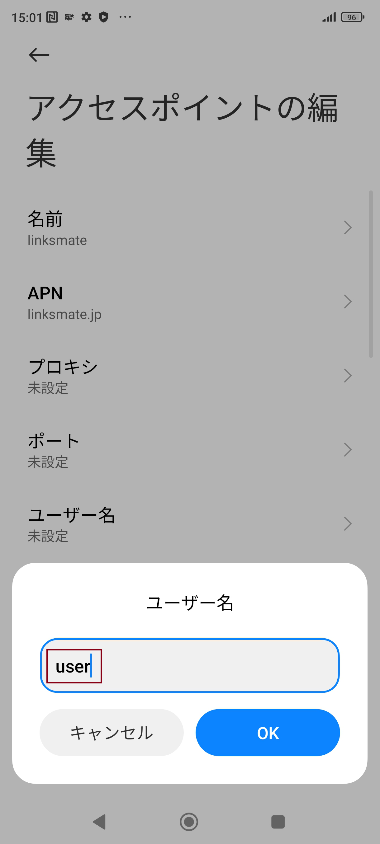 STEP11の設定画面