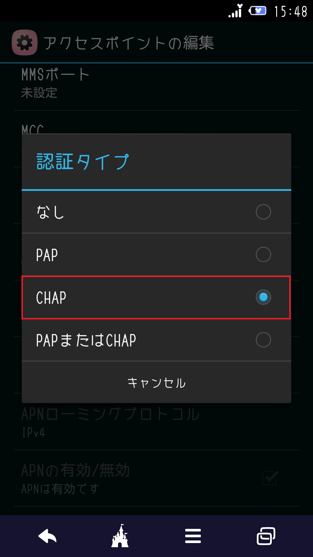 STEP19の設定画面