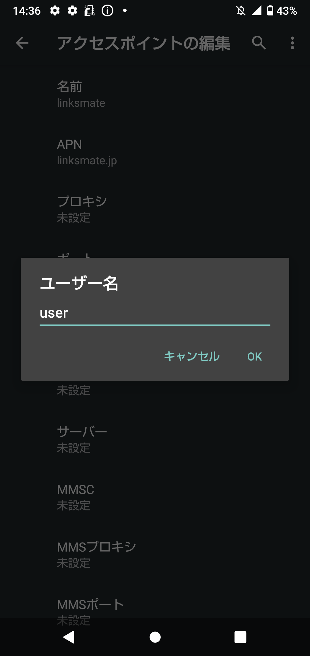 STEP13の設定画面