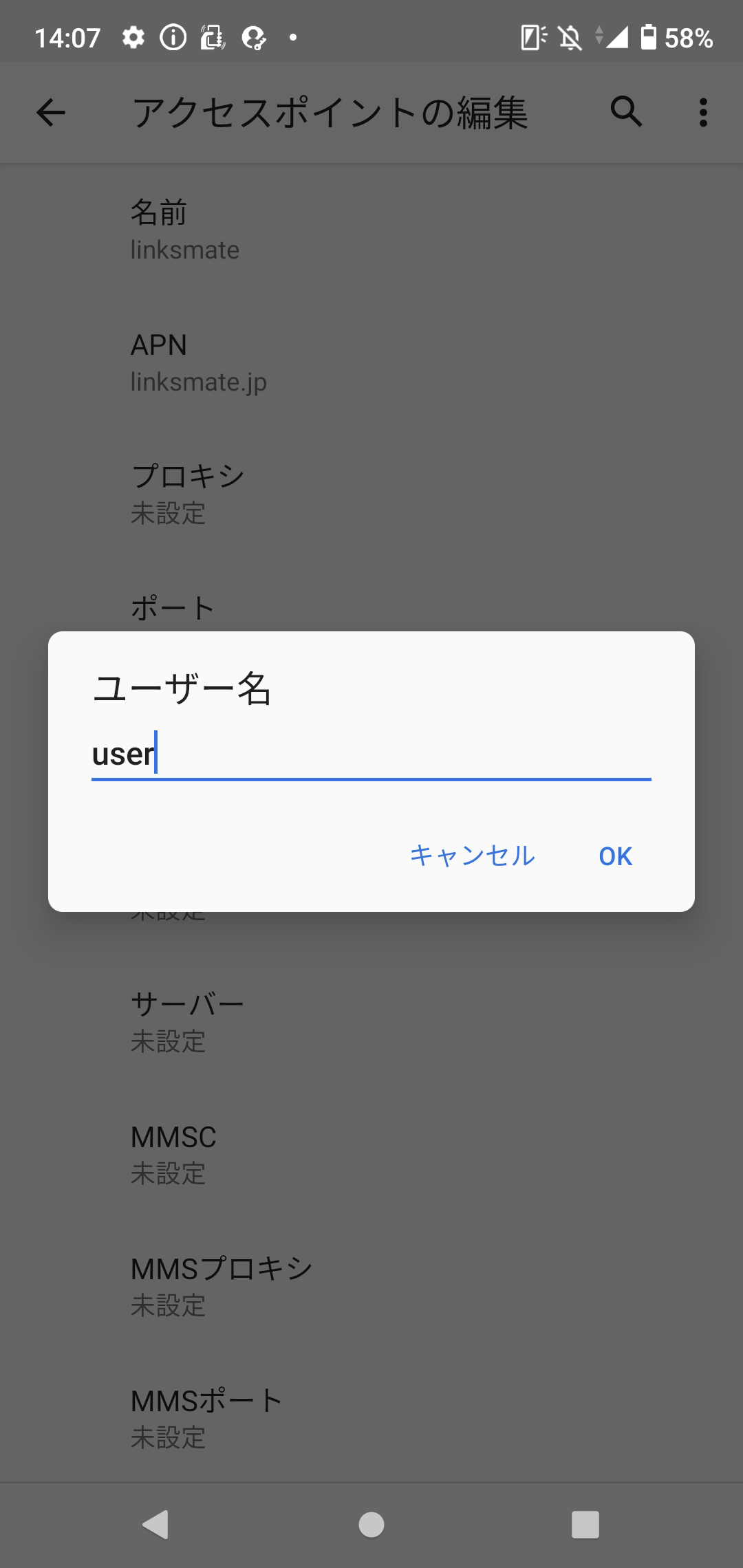 STEP13の設定画面
