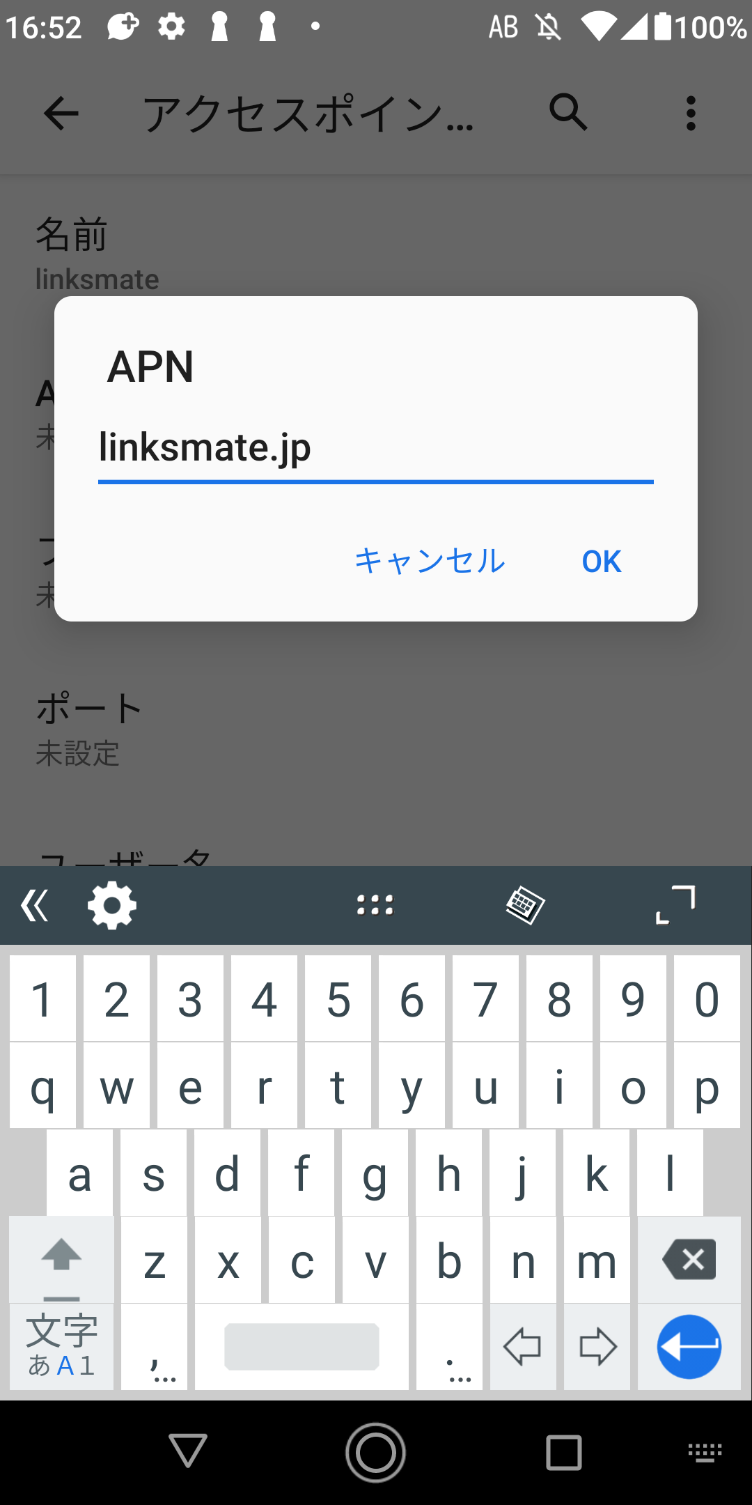 STEP12の設定画面
