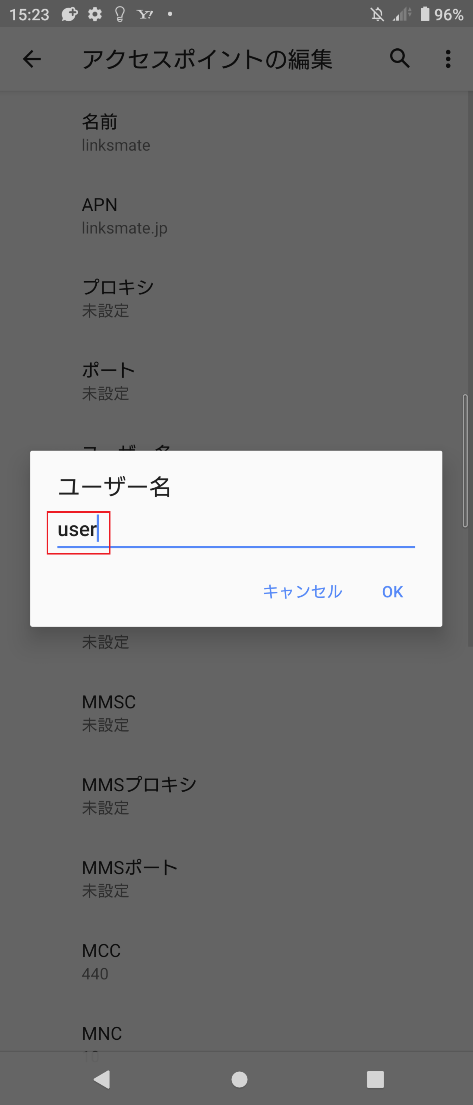 STEP13の設定画面