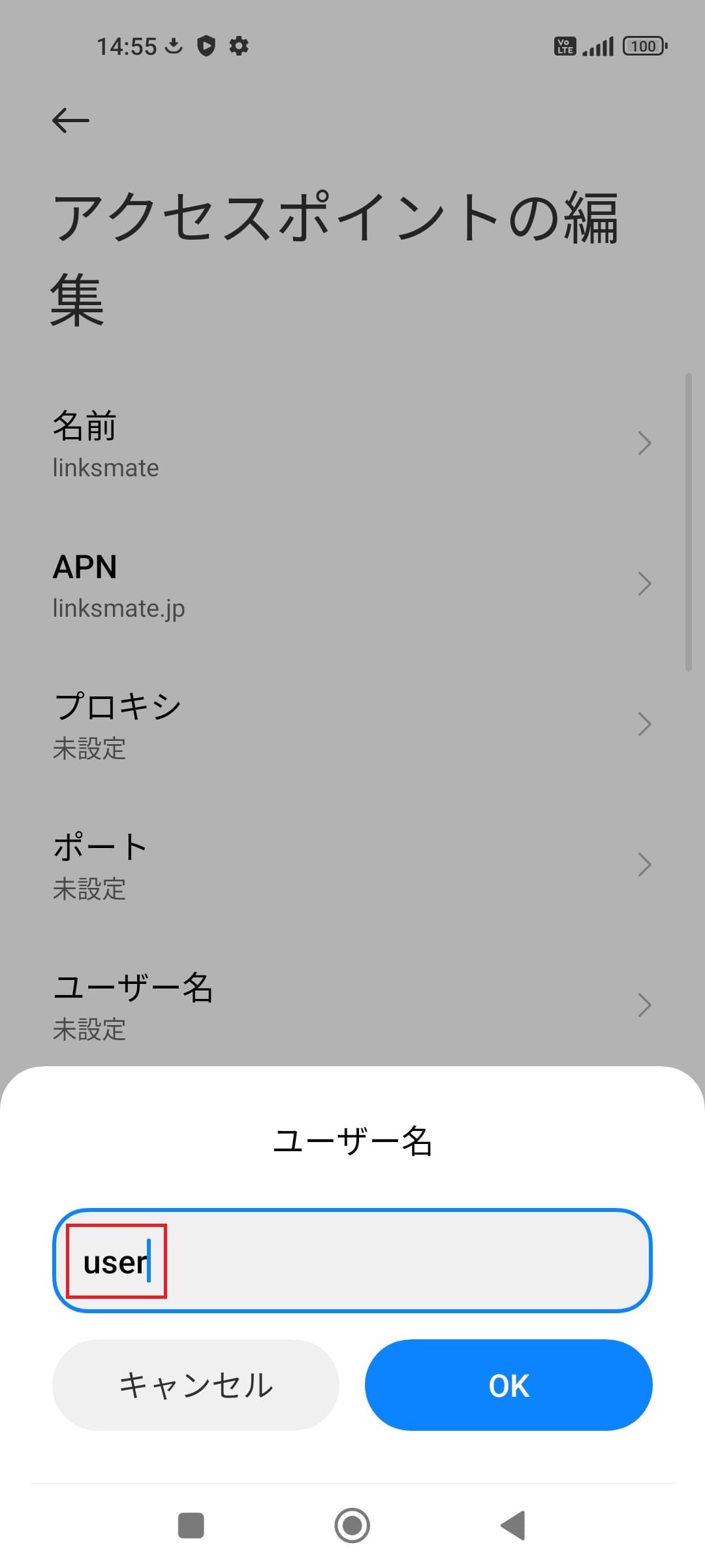STEP11の設定画面
